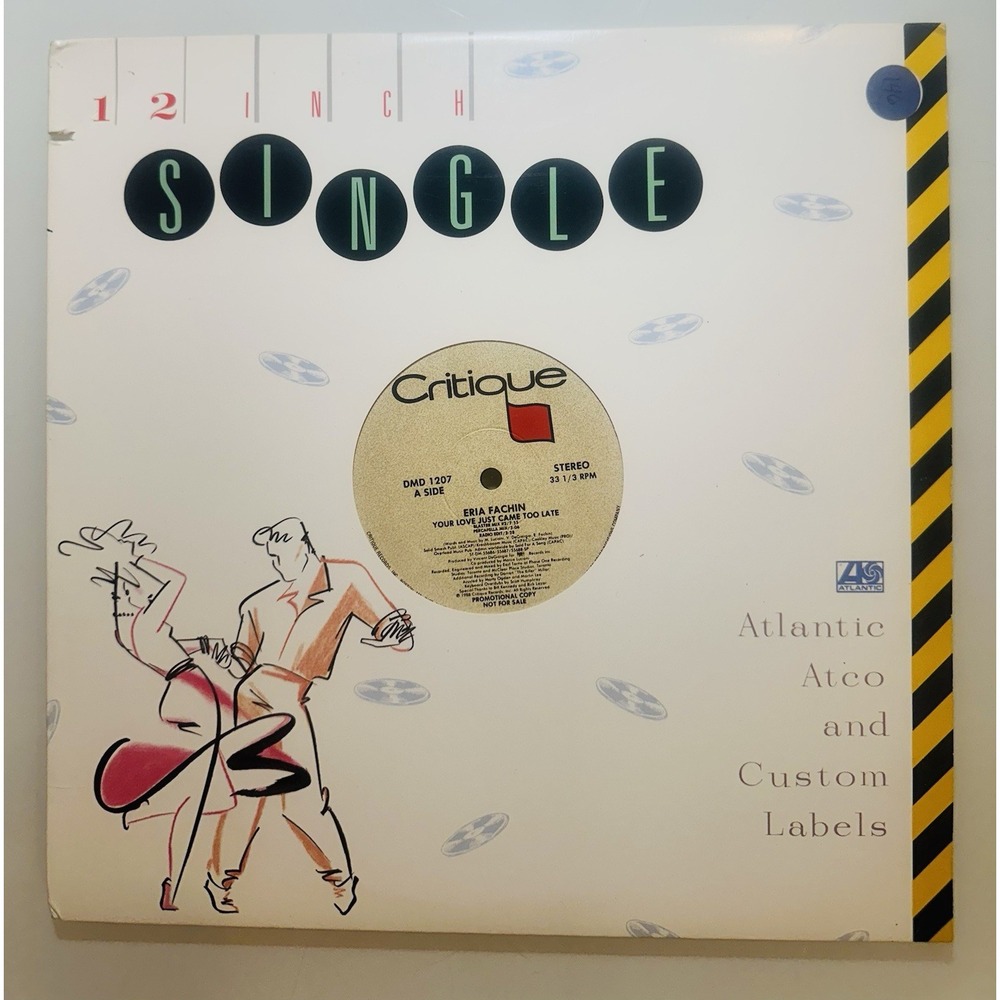 Eria Fachin - Your Love Just Came Too Late 12" Vinyl Record Single DMD 1207